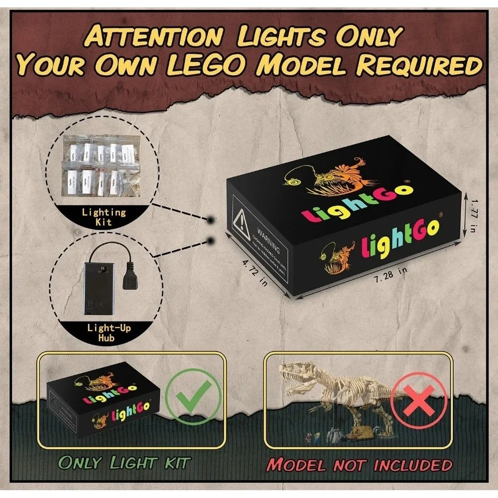 LightGo LED Kit for Lego Jurassic World